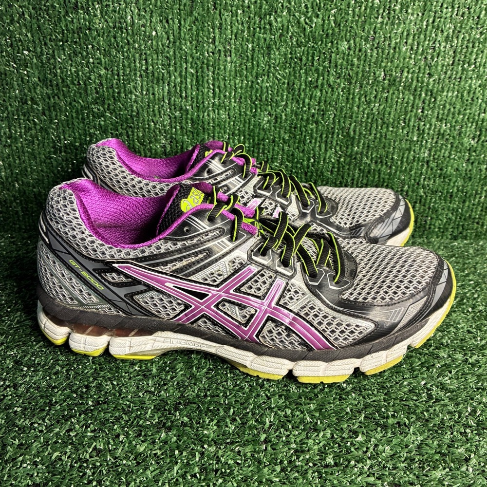 Asics GT-2000 2 T3P8N Gel Cushioning Athletic Running Shoes Grey Womens Size 9.5